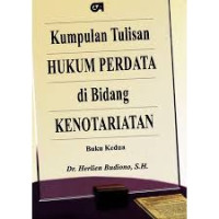 Image of Kumpulan tulisan hukum perdata di bidang kenotariatan